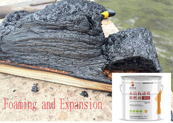 China Pintura de alta temperatura industrial à prova de fogo branca de 30 minutos para a estrutura de madeira fornecedor