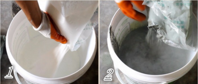O óleo impermeável do cimento acrílico branco do polímero baseou a pintura para o componente das portas dois não tóxico