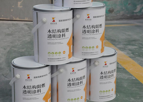 China Fogo exterior claro transparente - pintura retardadora para as portas de madeira da madeira 15 minutos fornecedor
